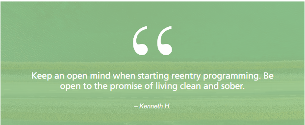 Recovery resources and reentry programs to help you shift from incarceration to the community.